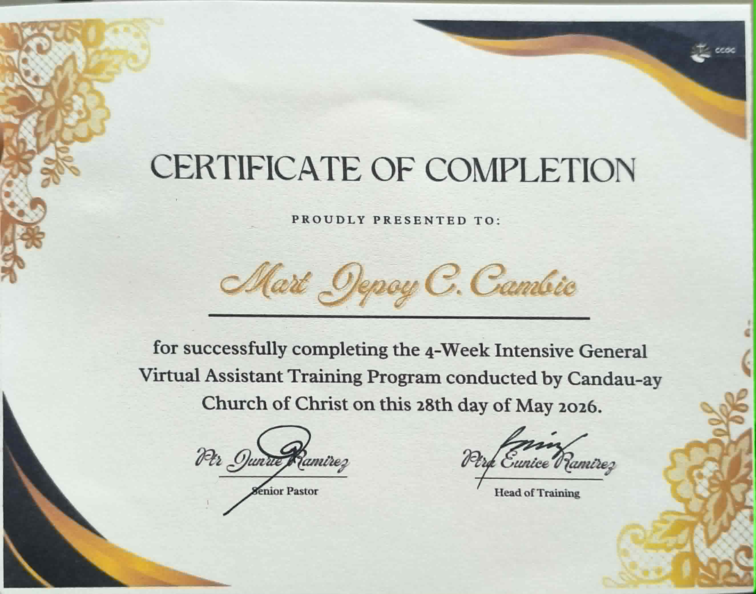 Virtual Assistant Training Program